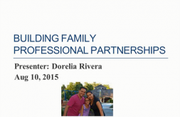 Image Webinar title slide with picture of presenter and family.