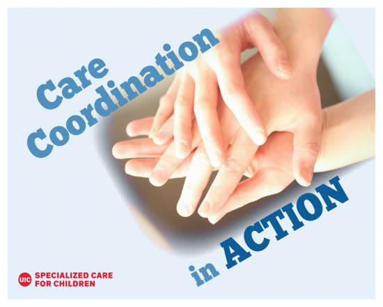 Care Coordination in Action text with DSCC logo