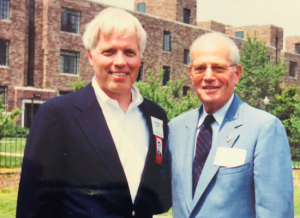 Dr. Stephen Bash with his father, Wallace.