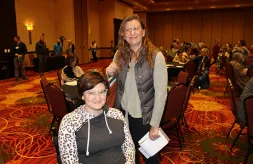 DSCC participant Lily Kohtz and her mother, JoAnn Watkins enjoyed attending the 2023 Statewide Transition Conference.