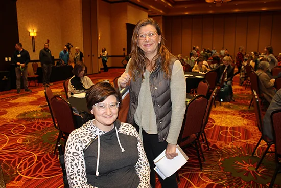 DSCC participant Lily Kohtz and her mother, JoAnn Watkins enjoyed attending the 2023 Statewide Transition Conference.