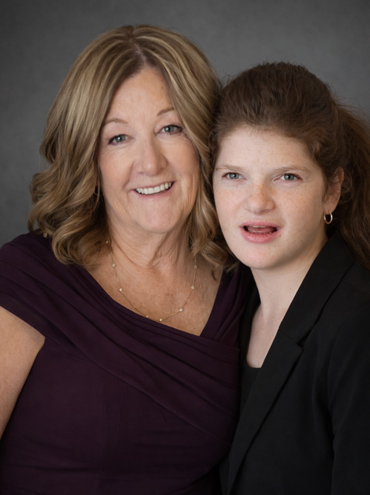 DSCC Family Advisory Council member Joyce Claire and her daughter, Abby